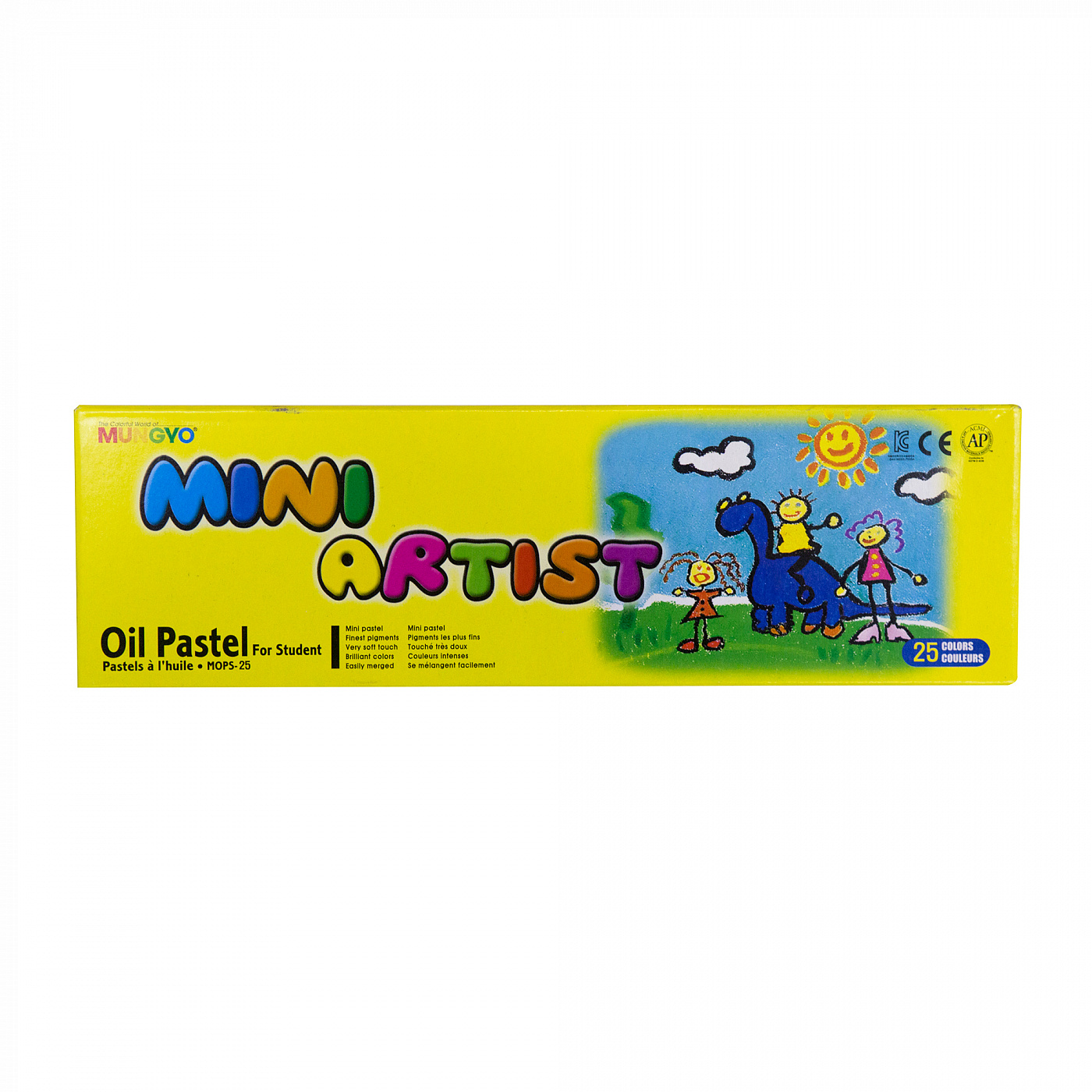 Набор масляной пастели Mungyo Mini 25 цв, в картонной коробке roxy kids набор игрушек для ванной морские обитатели
