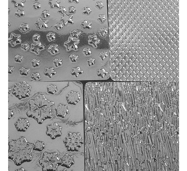 Текстурные листы Makins комплект Д-снежинка,чешуйка,звезды,древесина Makins-38004 - фото 2