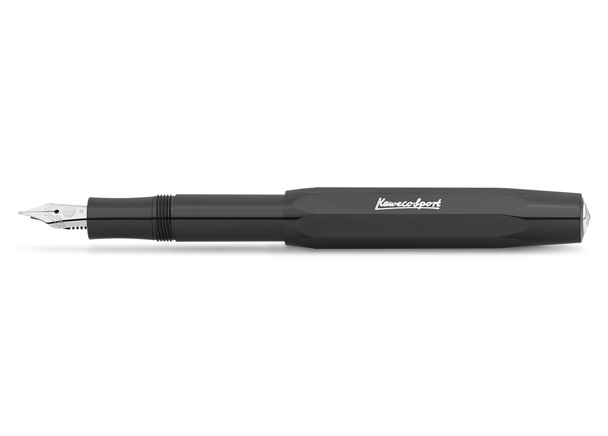 Ручка перьевая Kaweco SKYLINE Sport BB 1,3 мм, чернила синие, корпус черный