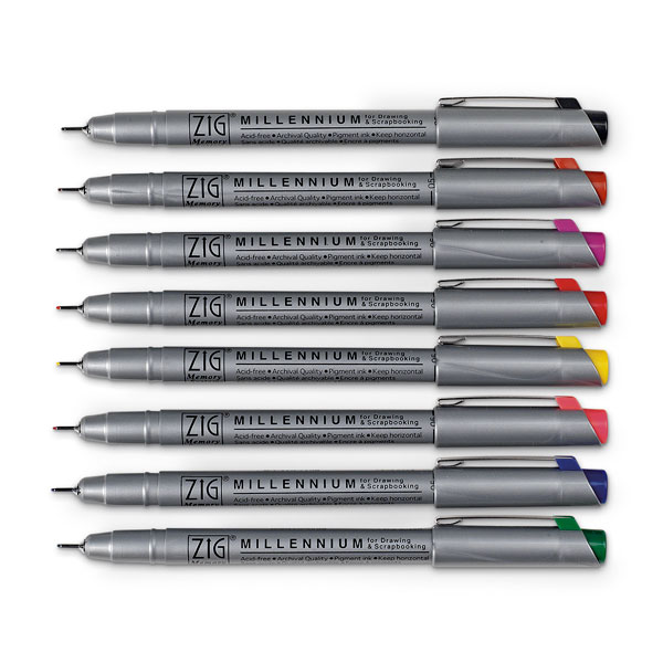 Ручка капиллярная ZIG "Millennium" все цвета, все размеры