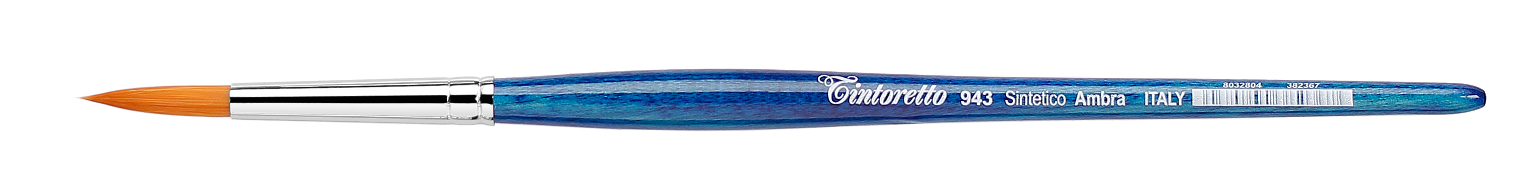 Кисть синтетика 10 круглая Tintoretto Amber на короткой ручке 904₽