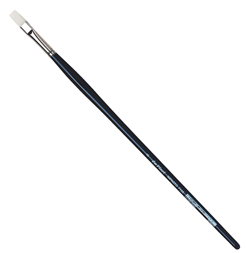 Кисть синтетика №8 плоская Da Vinci 7105 длинная ручка DV-7105-8 - фото 1