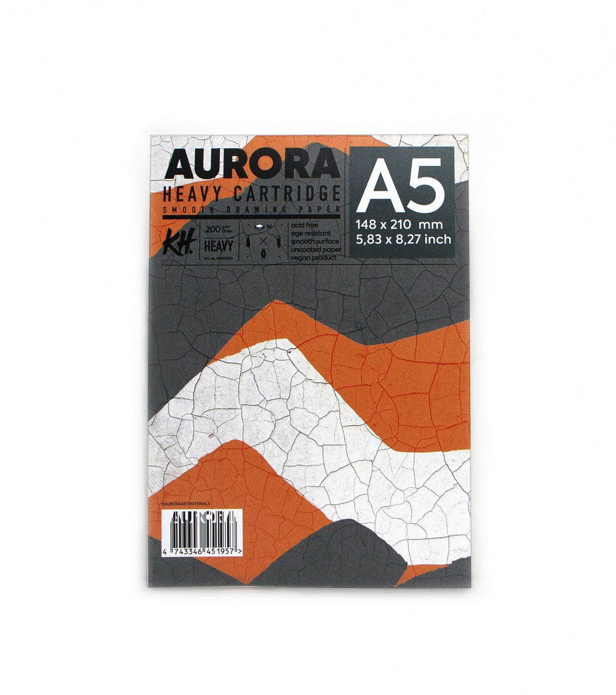 Альбом-склейка для рисования Aurora А5 20 л 200 г, устойчива к истеранию альбом для рисования 40л а4 забавные коты скрепка выб уф лак ассорти