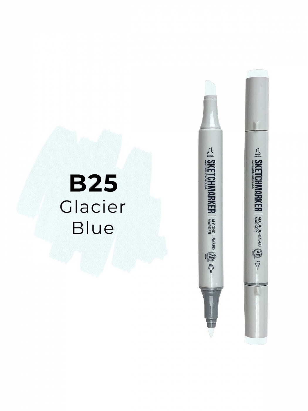 Маркер двухсторонний на спиртовой основе Sketchmarker Цвет Глубокий ледник