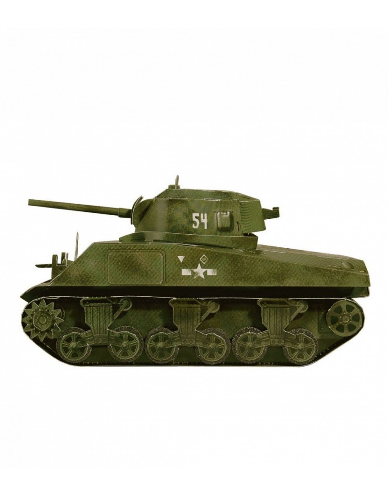 Сборная модель из картона «Танк Т-34 обр. 1941г. (зелен.)»