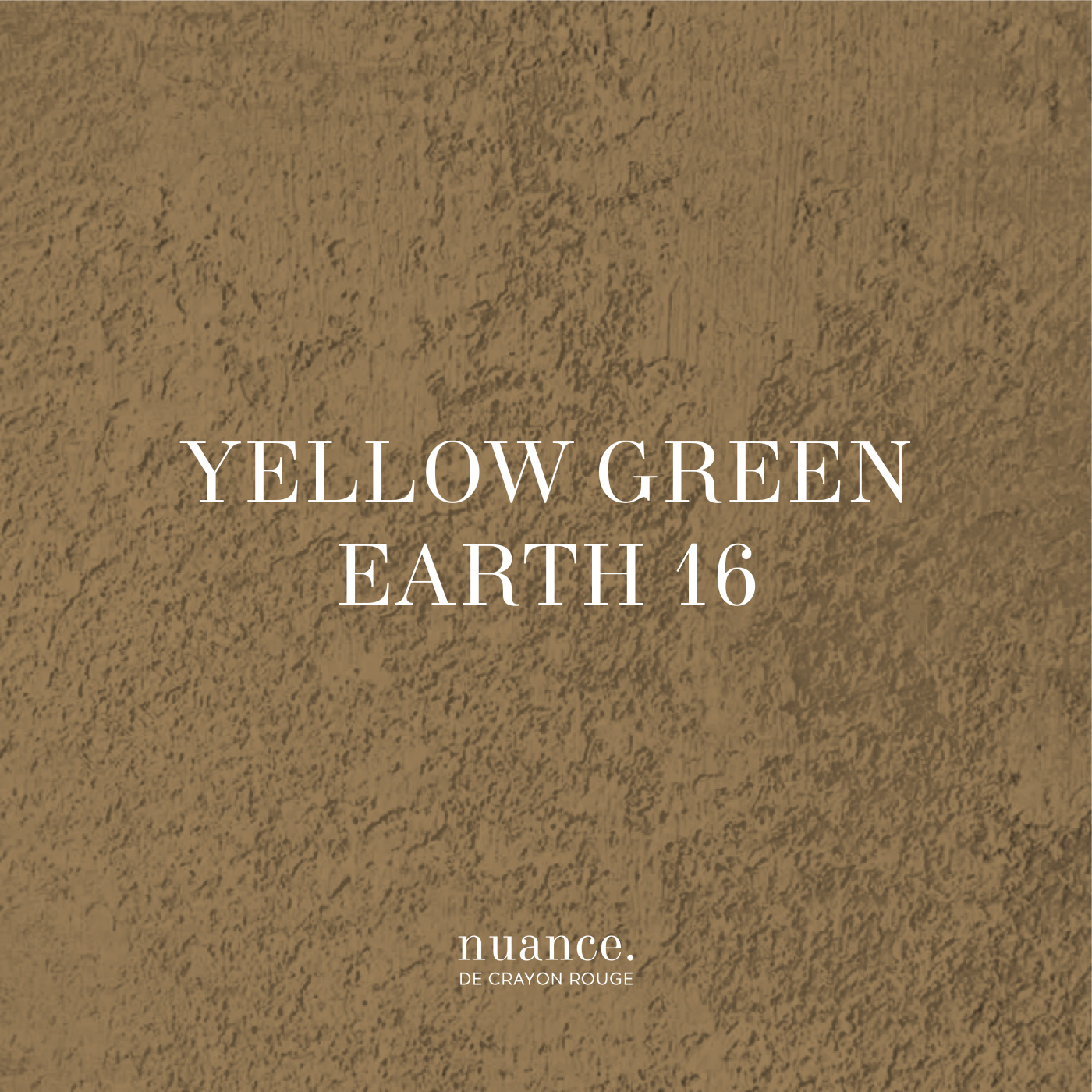 Пастель сухая ручного изготовления nuance., YELLOW GREEN EARTH 16 (PG17, PY42, PY14, PB27, PBL7, PY1)