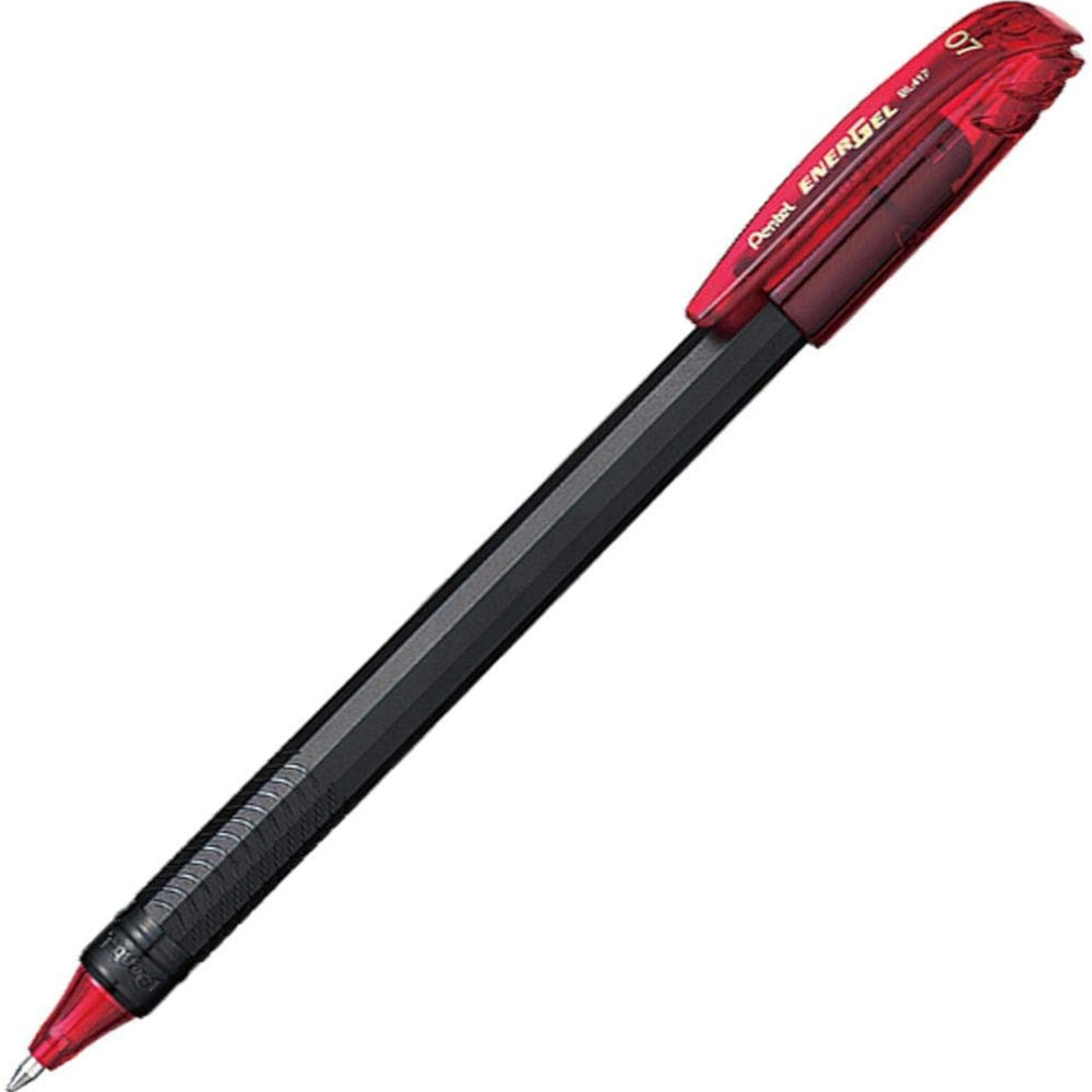 ручка гелевая pentel energel 0 7 мм корпус стержень красный Ручка гелевая Pentel 