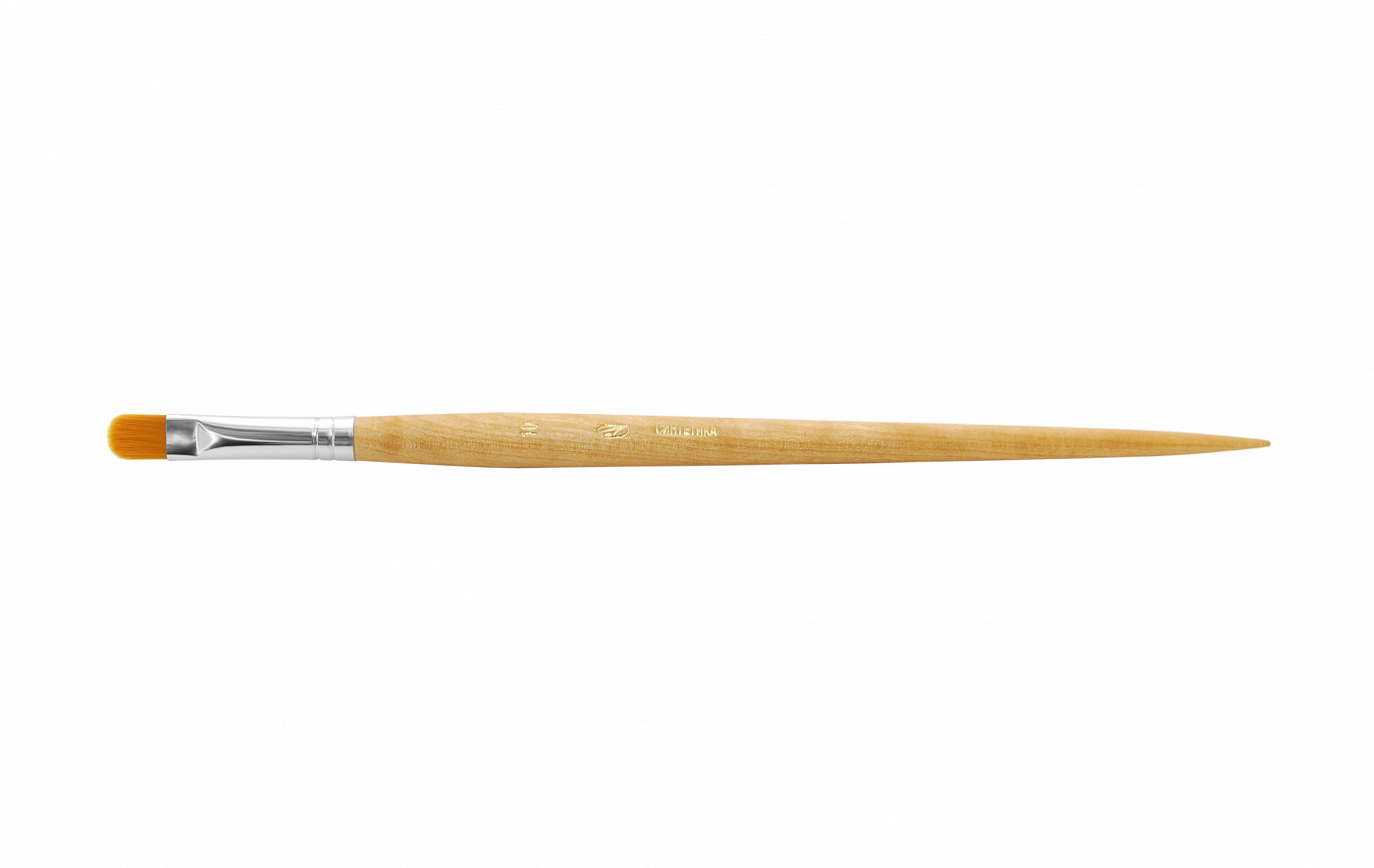Кисть синтетика №10 овальная ЦТИ длинная ручка xx век представляет кадры и кадавры