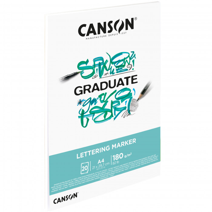 -   Canson Graduate LETTERING MARKER A4 20  180 