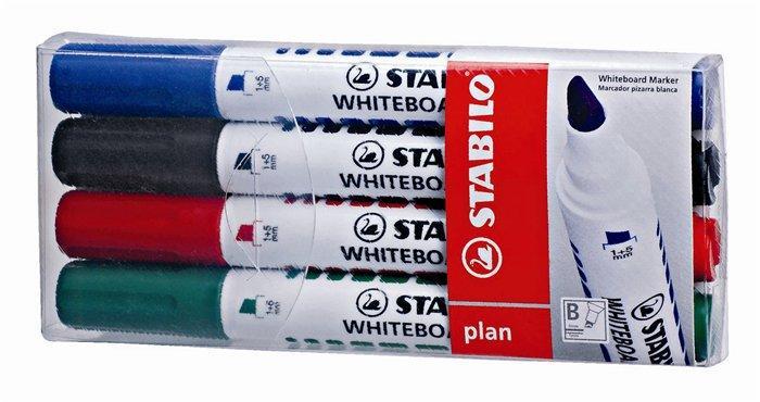 Набор маркеров для досок Stabilo 4 цв картон пивной 15 х 15 см толщина 1 3 мм 1080 г м2 цена за 1 штуку