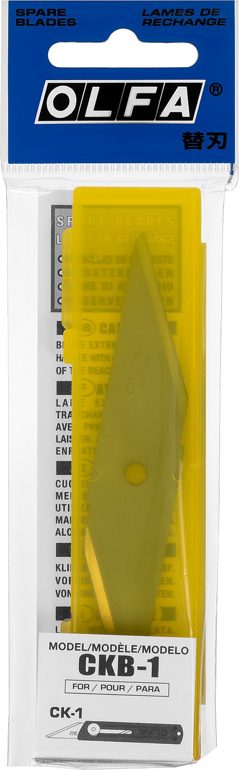 Лезвия OLFA для ножа CK-1, 2 шт 18(35)х98х1 мм OL-CKB-1 - фото 2