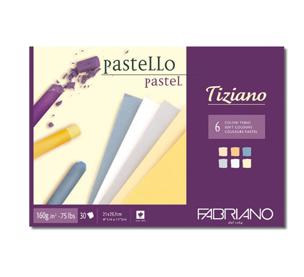 Блокнот-cклейка для пастели Fabriano "Tiziano Soft Colorous"