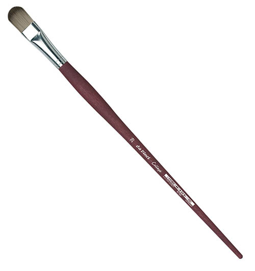 Кисть синтетика №20 овальная Da Vinci 8750 длинная ручка DV-8750-20 - фото 1