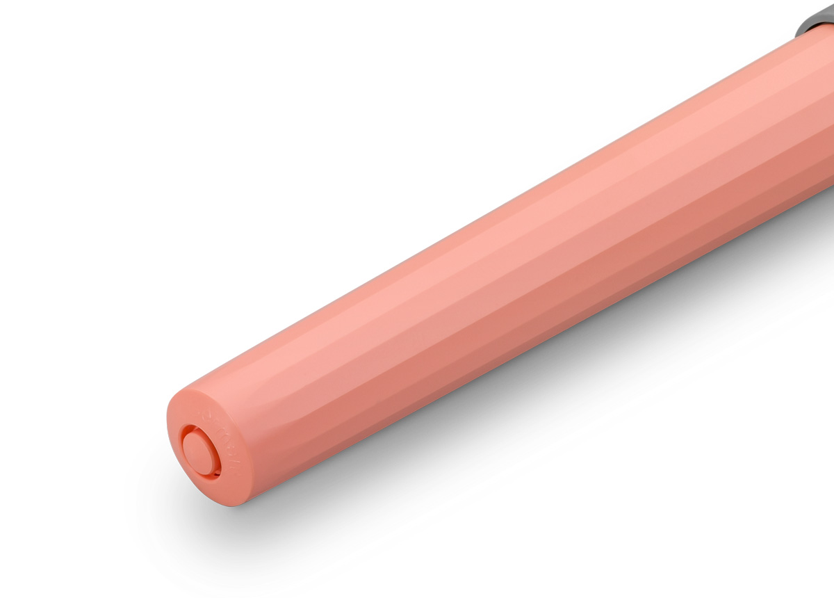 Ручка перьевая Kaweco PERKEO M 0,9 мм, чернила синие, корпус бледно-розовый KW10001309 - фото 3