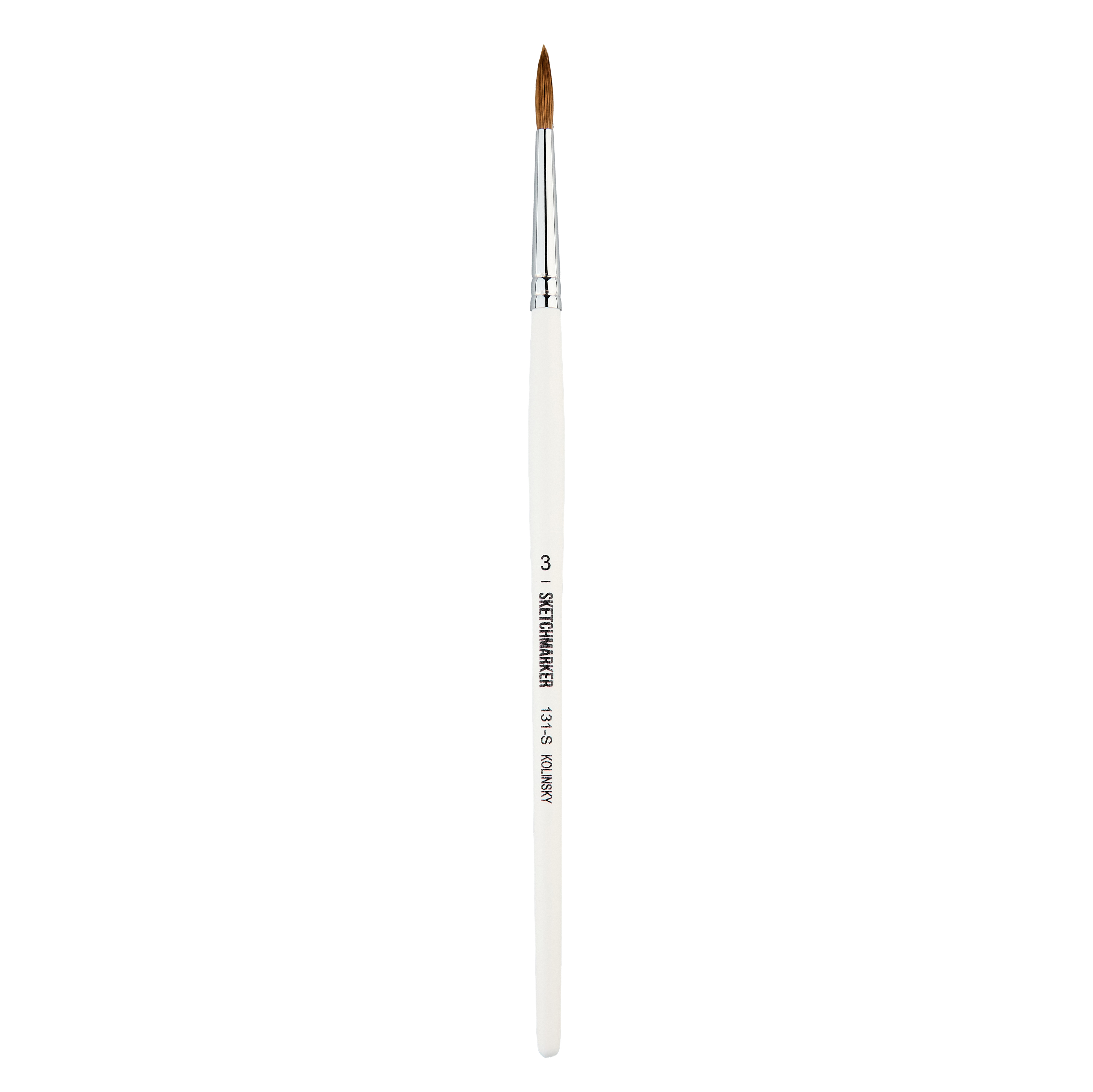 Кисть колонок 3 круглая Sketchmarker 131 ручка короткая 1418₽
