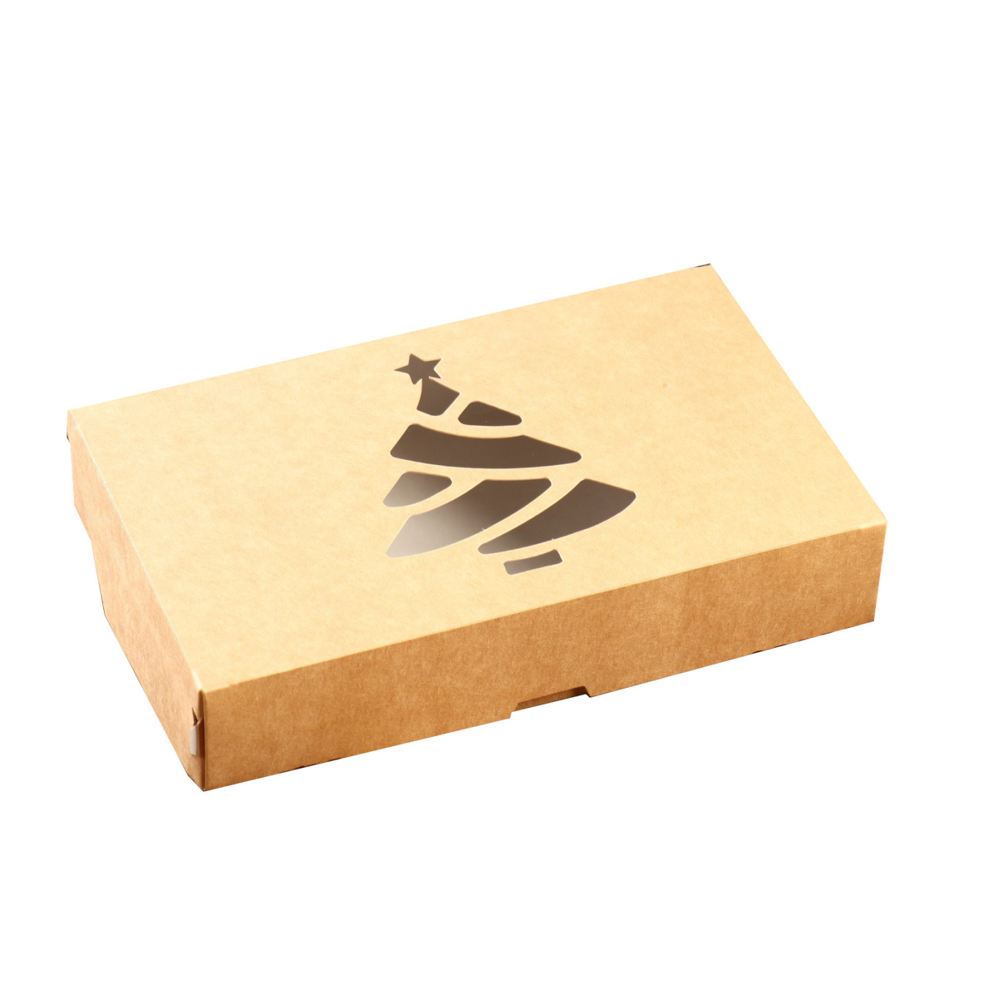 Коробка складная Елочка крафт 20 х 12 х 4 см 88₽