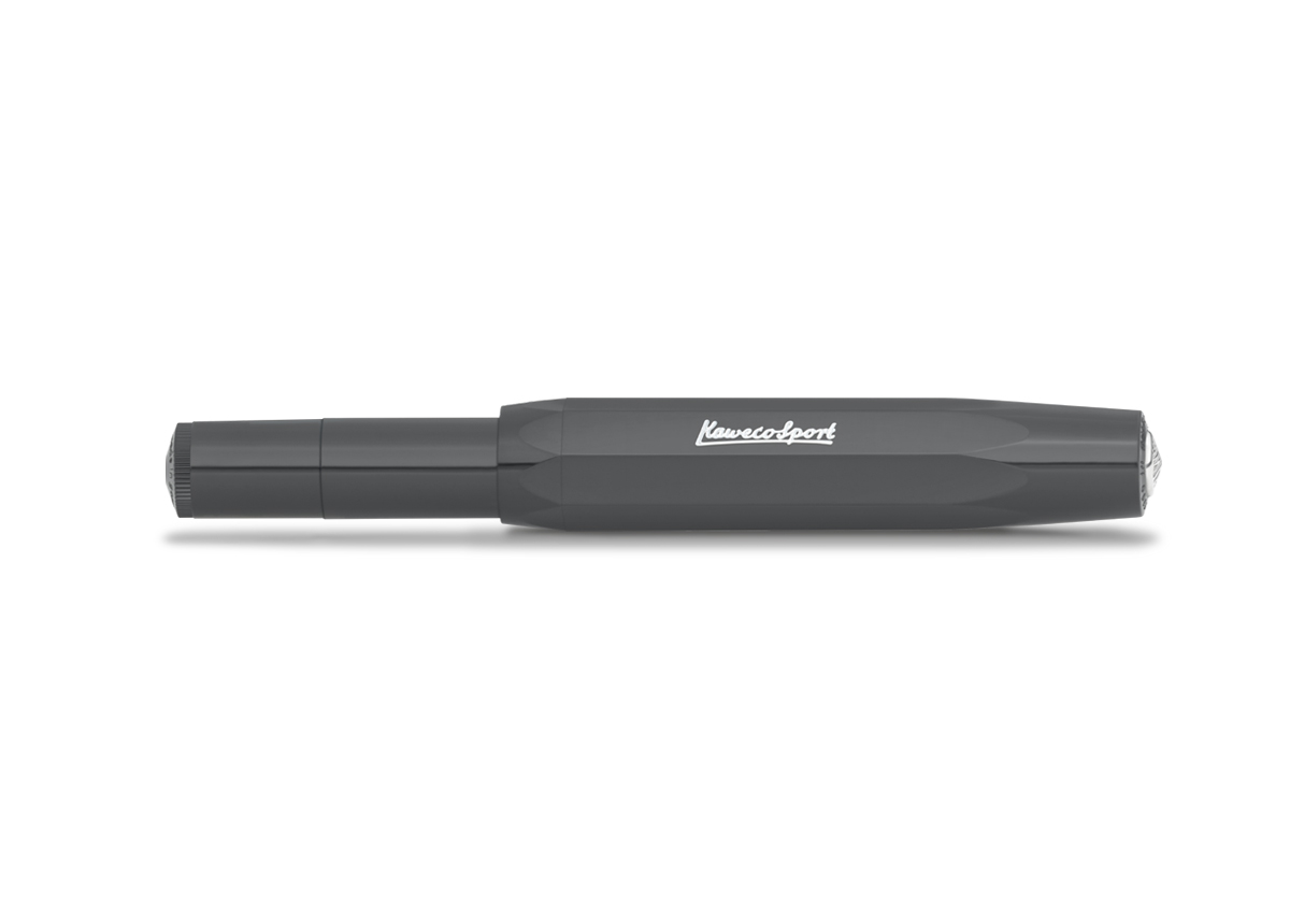 Ручка перьевая Kaweco SKYLINE Sport BB 1,3 мм, чернила синие, корпус серый KW10000756 - фото 2