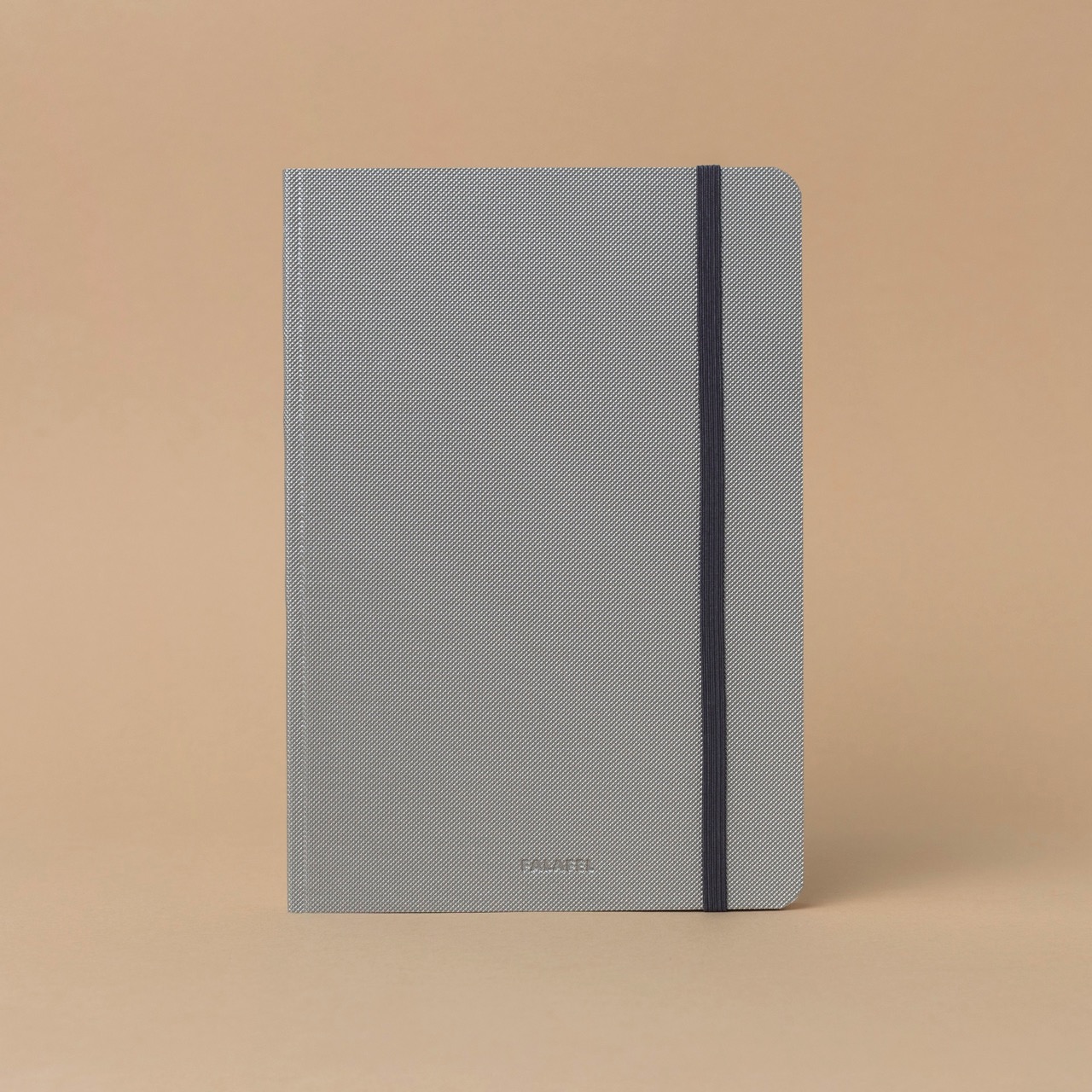 Блокнот в точку FALAFEL BOOKS A5 Raw Silver планер в точку aesthetic b6 вишневый