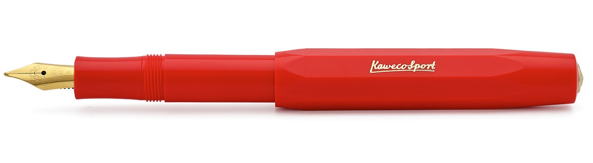 Ручка перьевая Kaweco CLASSIC Sport BB 1,3 мм, чернила синие, корпус красный KW10001149 - фото 1