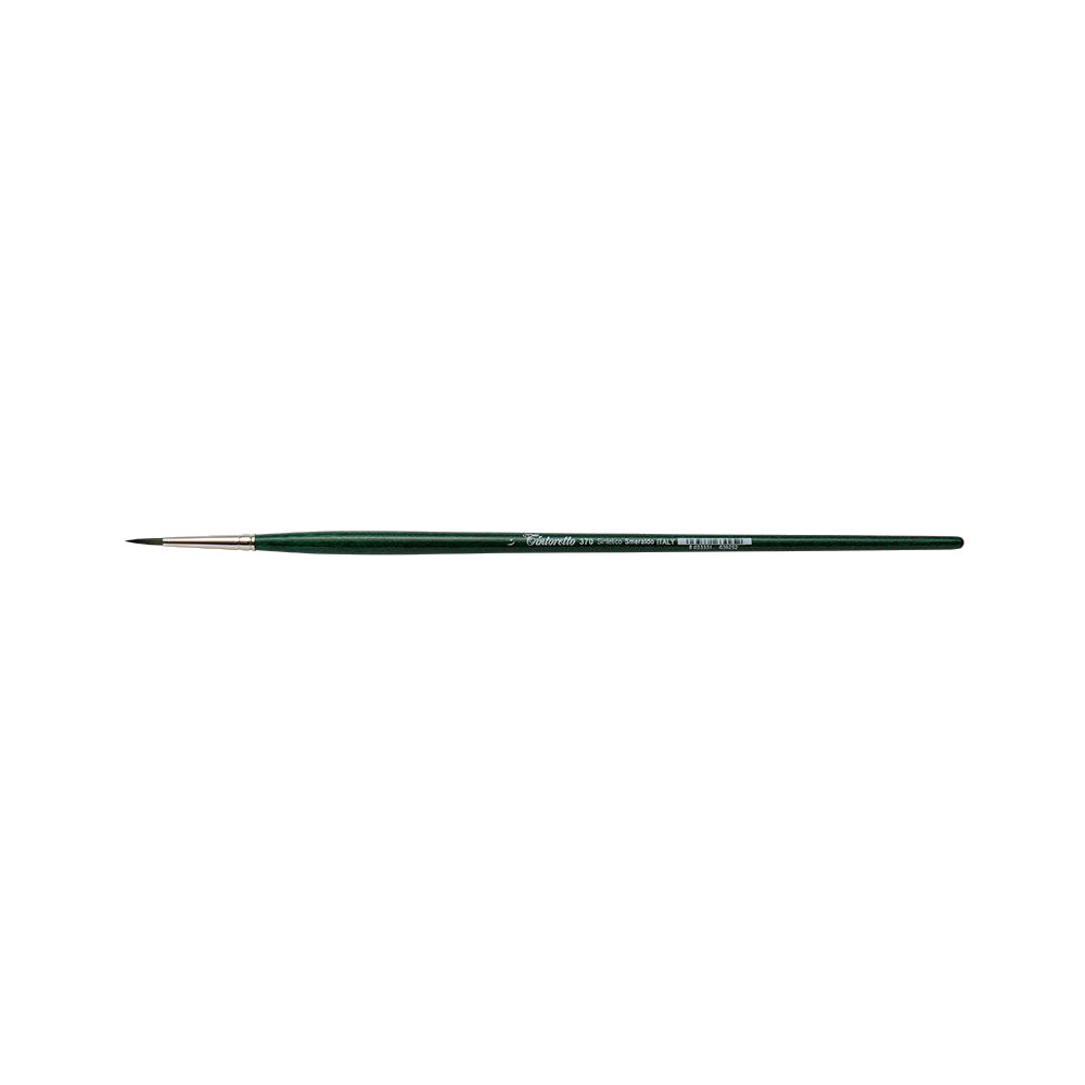 Кисть д/рисования Tintoretto Emerald синтетика, круглая, на короткой ручке №6