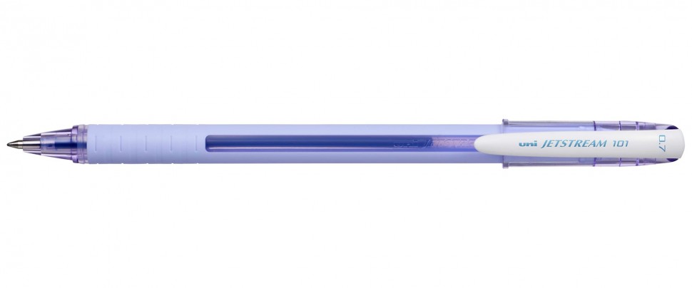 Ручка шариковая Uni Jetstream SX-101-07FL, 0,7 мм, синяя, цвет корпуса: лаванда ручка шариковая синяя аниме парень воин сэйнен ной soft touch