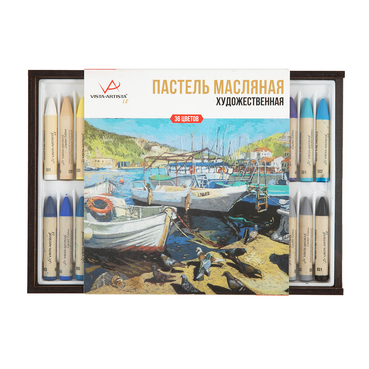 Набор пастели масляная VISTA-ARTISTA Limited edition 36 цв деревянная упаковка 1339₽