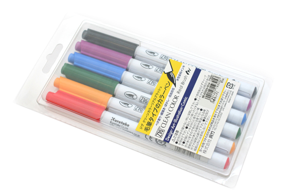 Набор маркеров Clean Color Real Brush 6 шт
