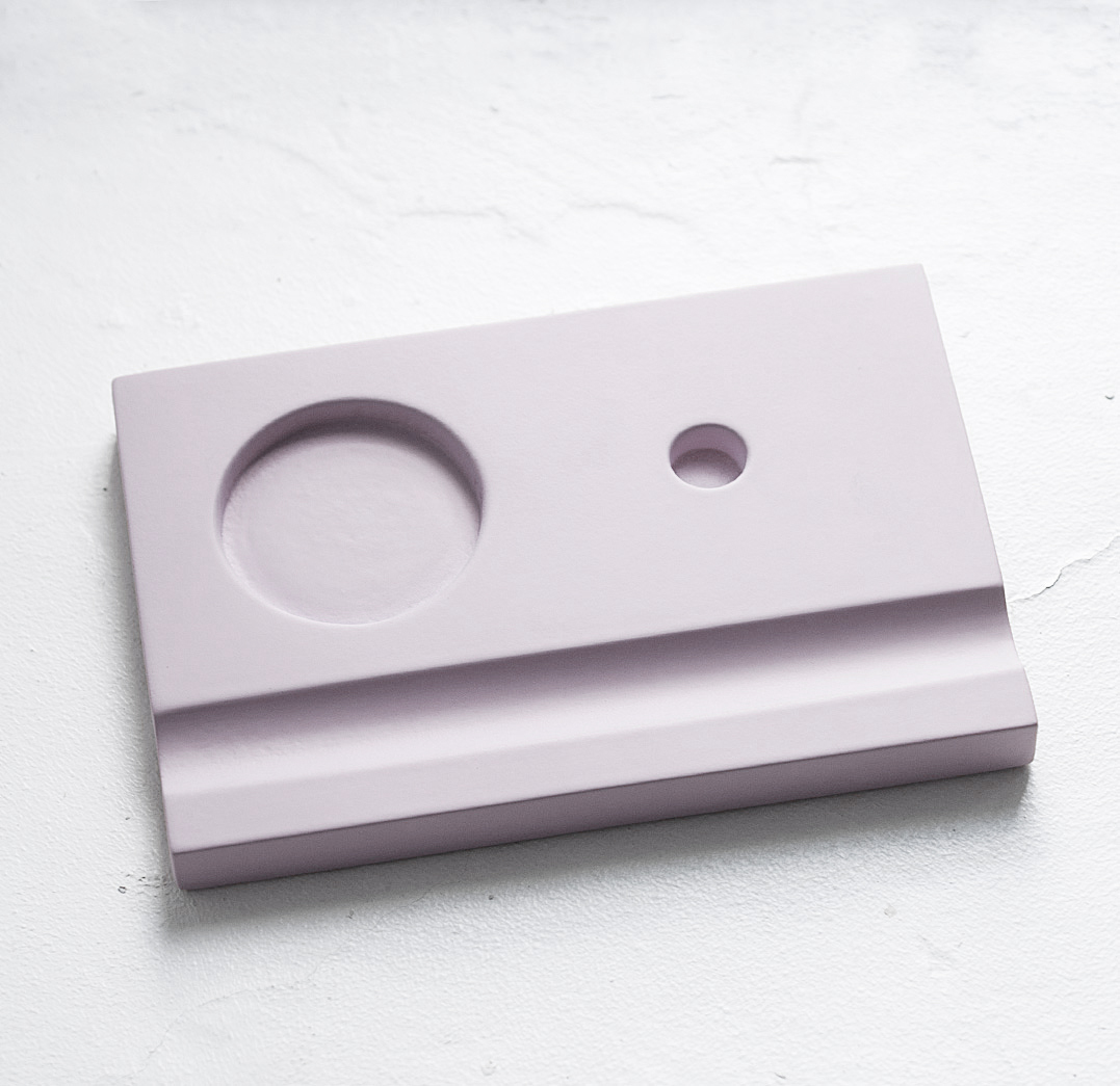 Подставка для чернильницы-непроливайки цвет сиреневый 857₽