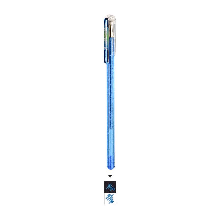 ручка гелевая с черн хамелеон hybrid dual metallic 1 0 мм светло зеленый металлик синий Ручка гелевая с черн 