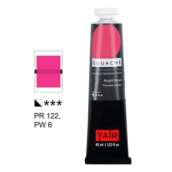 Гуашь Таир туба 45 мл Розовая яркая 291₽