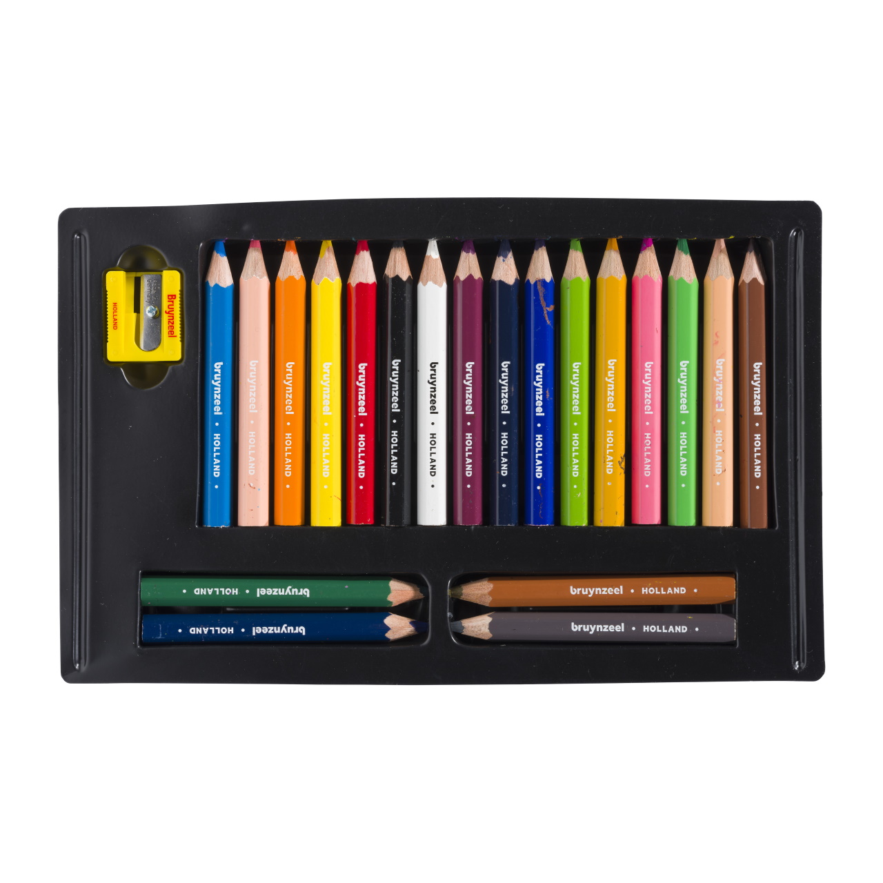Набор карандашей цветных Bruynzeel 20 шт (толстые)+ точилка, для детей от 3 лет, в картонной коробке BS-60112020 - фото 2