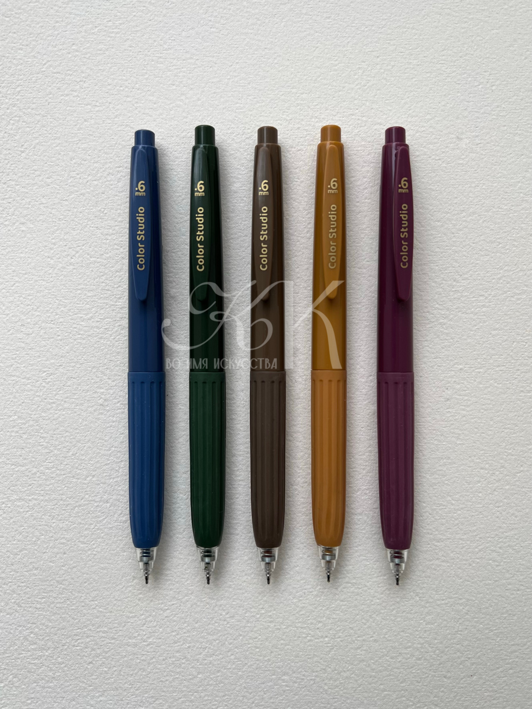 Набор ручек гелевых автоматические Languo 06 мм приглушенные оттенки 278₽