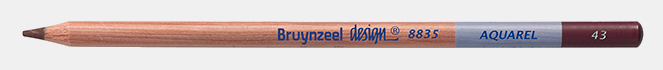 Карандаш акварельный Bruynzeel "Design" Коричневый темный