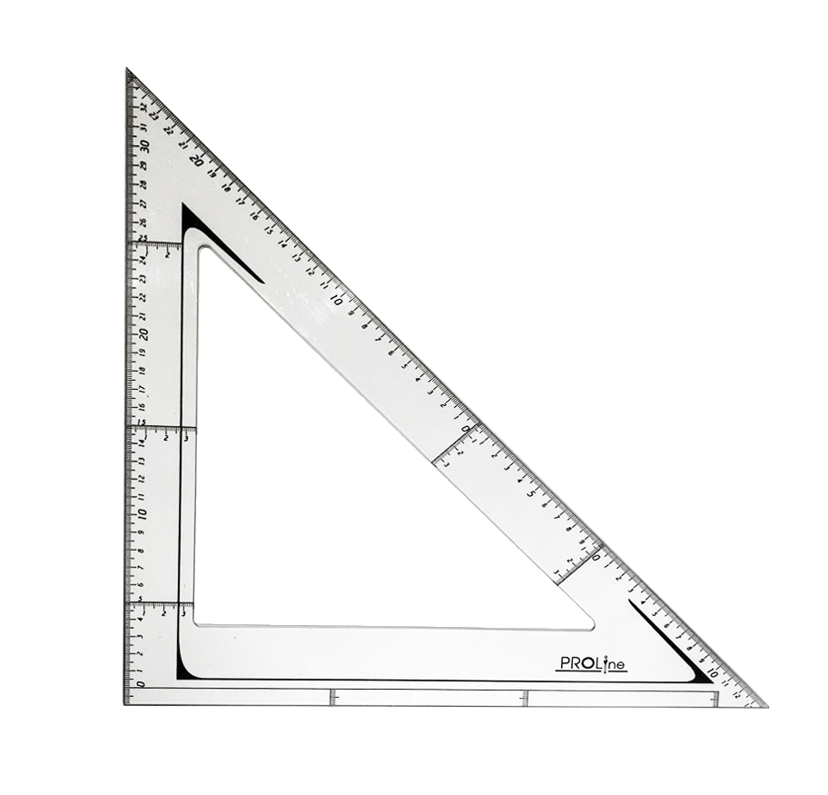 Угольник PROLine 45 гр 35 см
