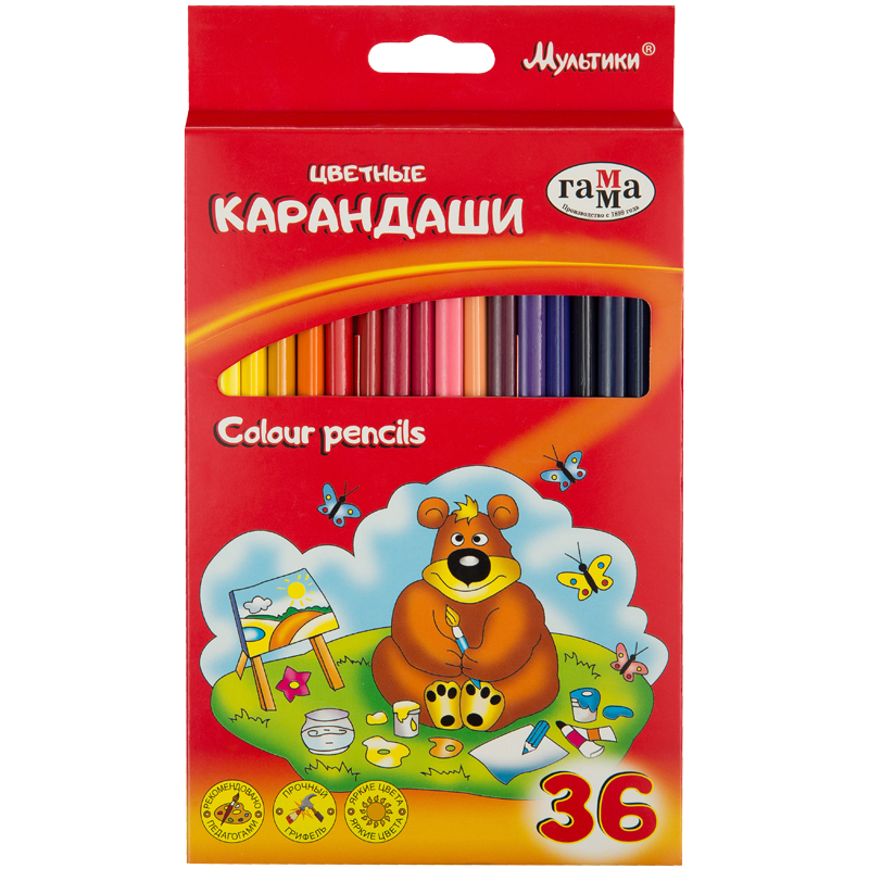 Набор карандашей цветных Гамма 