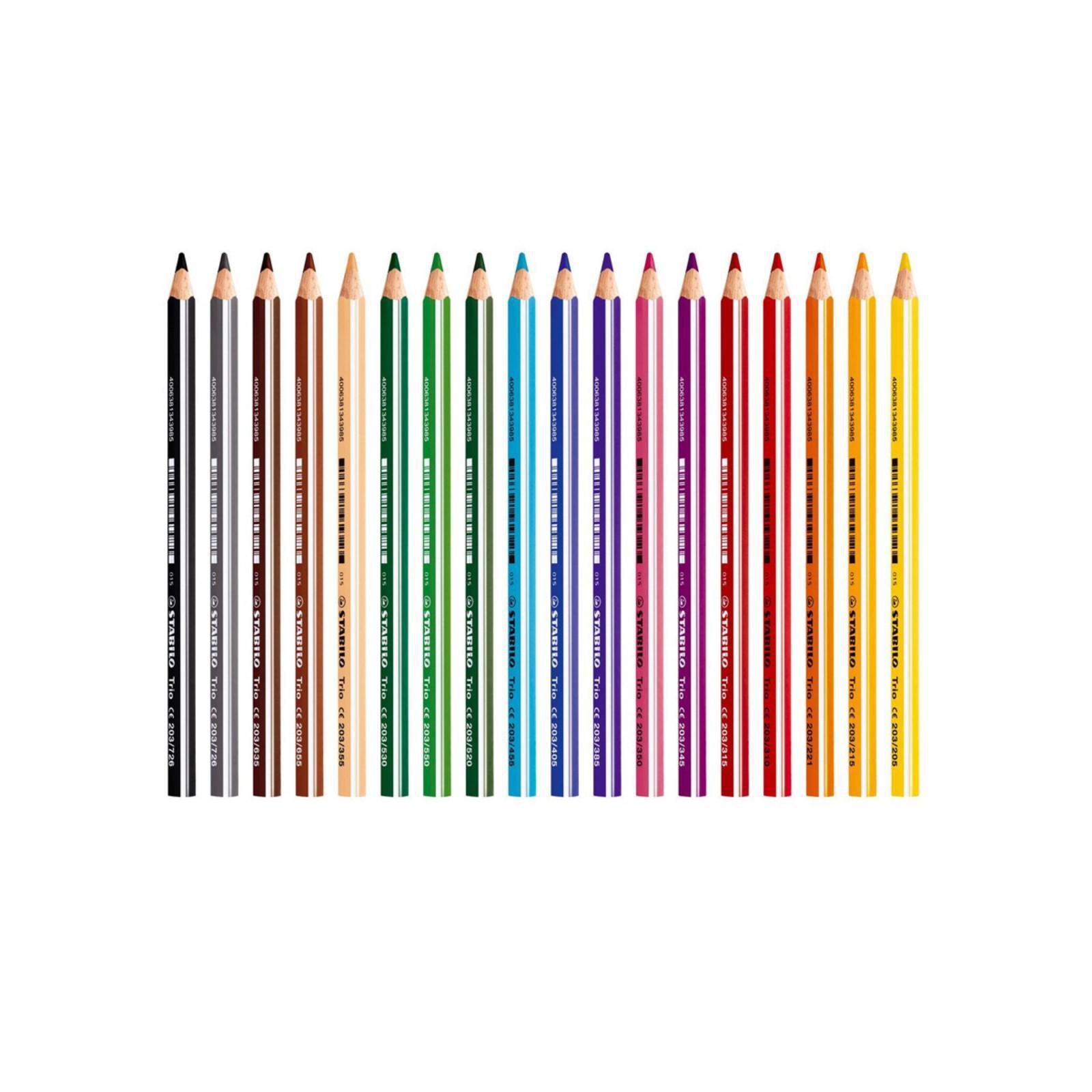 Набор карандашей цветных утолщенных Stabilo 
