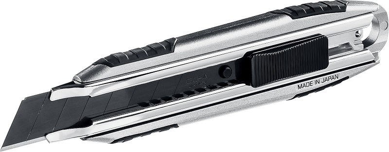 Нож OLFA X-design, цельная алюминиевая рукоятка, AUTOLOCK фиксатор, 18 мм OL-MXP-AL - фото 2