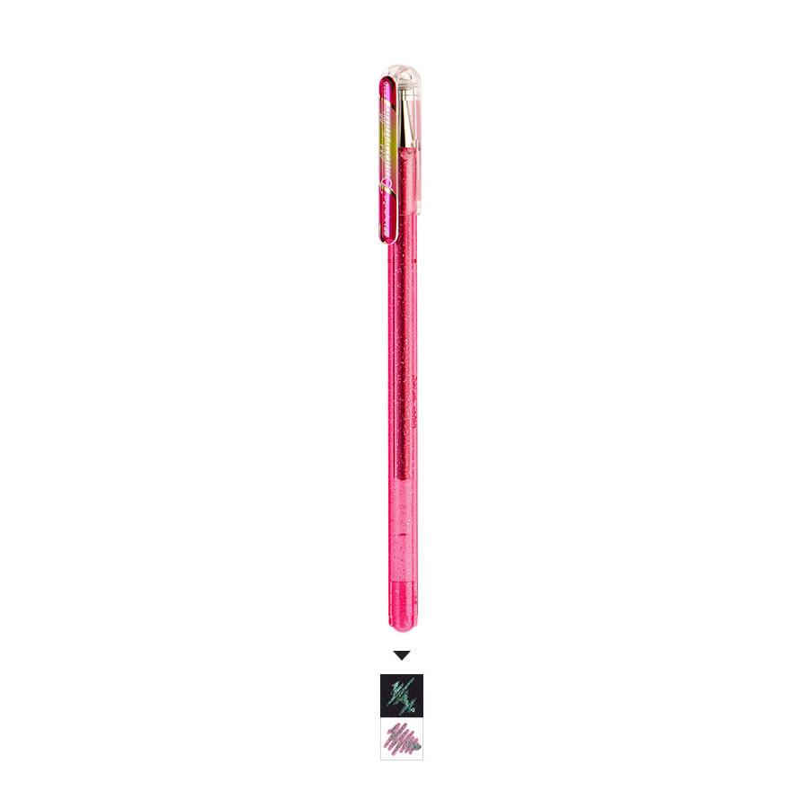 ручка гелевая pentel hybrid gel grip 0 8 мм стержень розовый Ручка гелевая с черн 