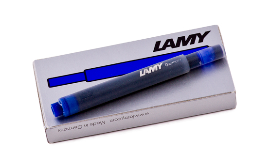 Набор картриджей для перьевых ручек LAMY T10 5 шт, Синий картриджи для перьевой ручки centropen синий 10 штук