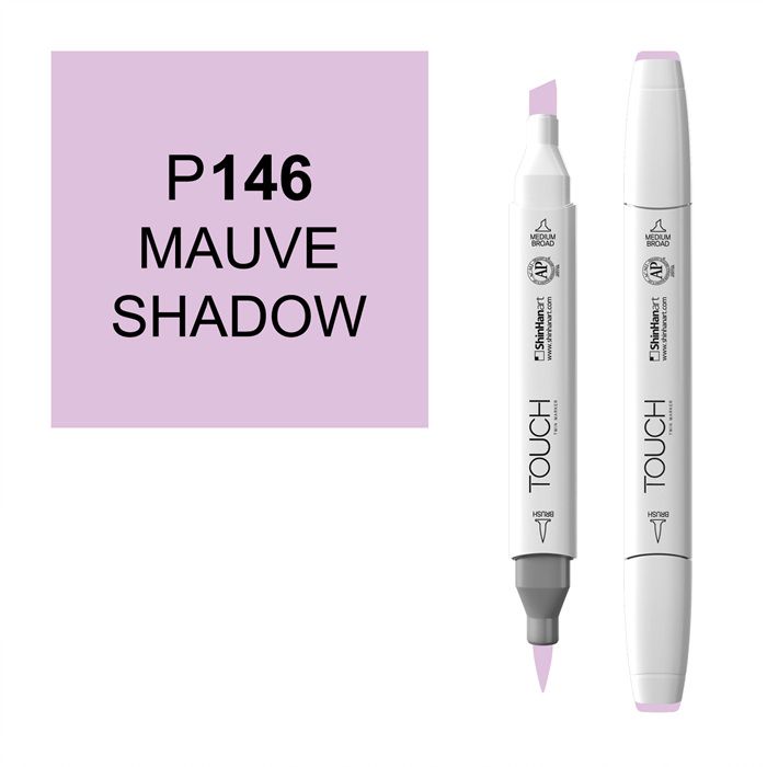 Маркер спиртовой BRUSH Touch Twin цв. P146 мрачный лиловый