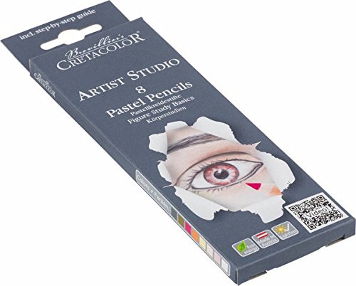 Набор карандашей пастельных Cretacolor "Artist Studio Line" 8 цветов для рисования человеческих фигу