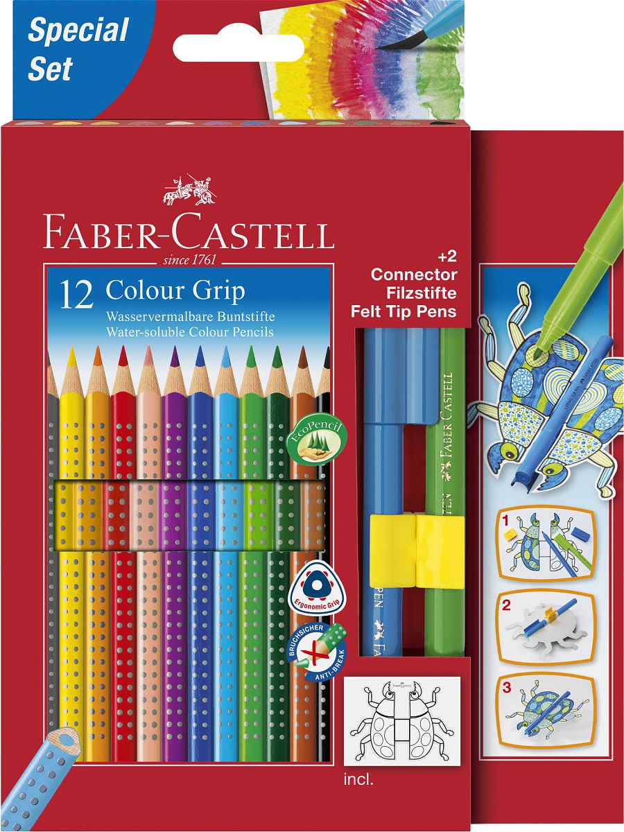 Набор карандашей цветных, специальный Faber-castell 