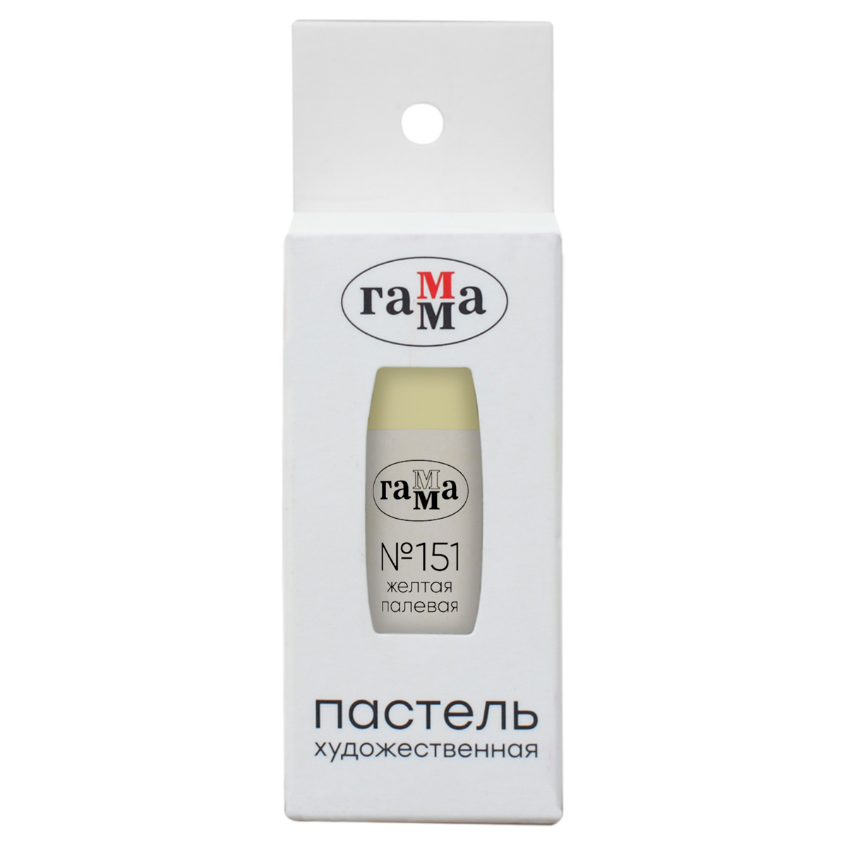Пастель сухая Гамма 151 желтая палевая картон упаковка 120₽
