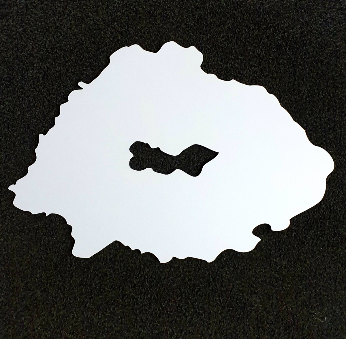 Двусторонняя основа для картины на подрамнике - форма среза камня 38х52 см