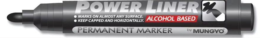 Маркер перманентный Mungyo черный 85₽