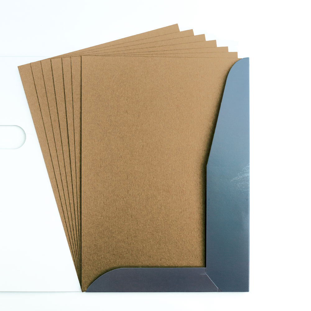 Бумага для пастели в папке Малевичъ А3 7 л 270 г, бежевая бумага миллиметровая 20 листов а4