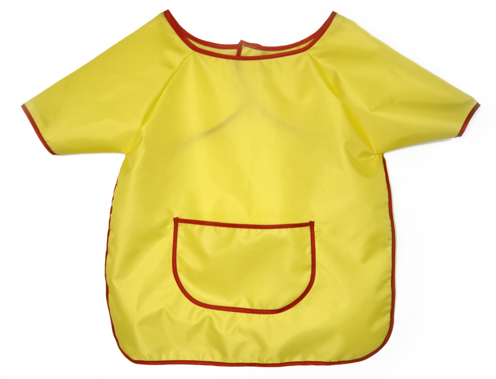 Фартук рубашка с карманом, цвет желтый фартук для мастера