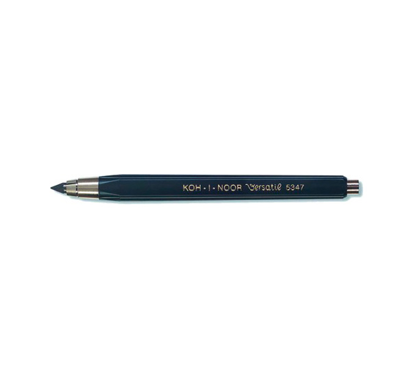 Карандаш цанговый Koh- I-Noor 5,6 мм, черный, трёхгранный корпус раковый корпус