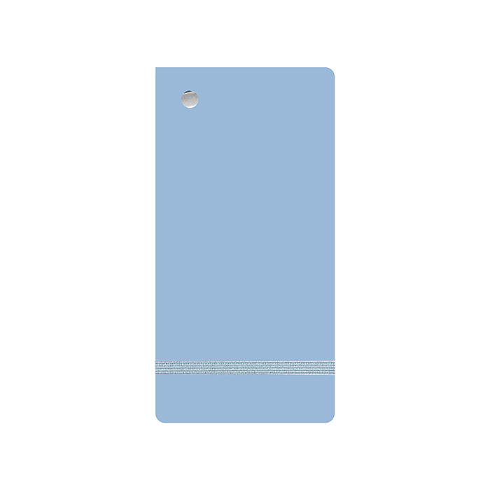 Палитра-веер для маркеров Голубой 8х17 см, гладкая бумага 160г, 60л с резинкой для крепления