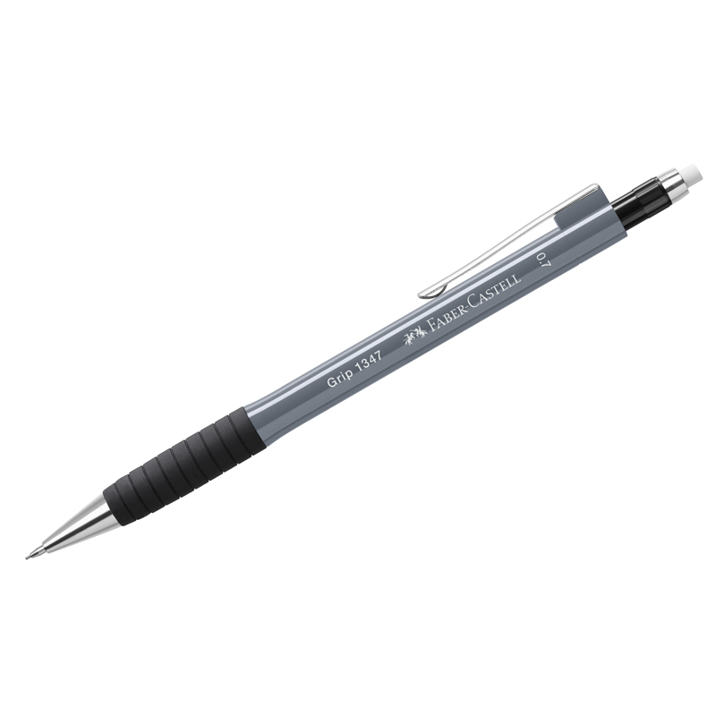 Карандаш механический Faber-Castell "GRIP1347" 0,7 мм, серый корпус